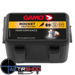 Boite 150 plombs GAMO Rocket Destroyer 4,5 mm www.tactirshop.fr