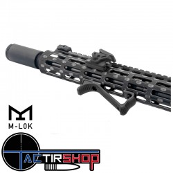 Poignée UTG Ultra Slim Angled Foregrip, M-LOK , Black www.tactirshop.fr