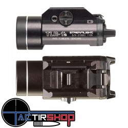 Lampe Streamlight TLR-1s - Noire - avec Strobe www.tactirshop.fr