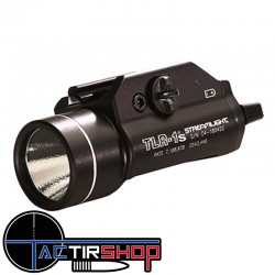 Lampe Streamlight TLR-1s - Noire - avec Strobe www.tactirshop.fr