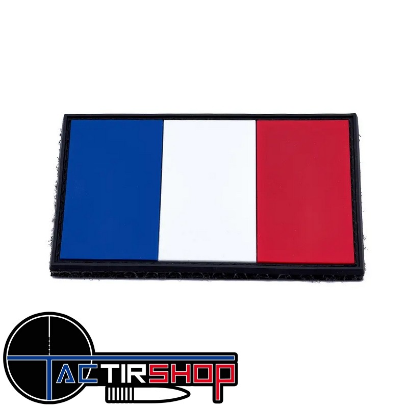 Patch velcro Drapeau Français PVC www.tactirshop.fr