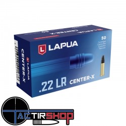 Lapua Center-X 22 lr par 50 www.tactirshop.fr