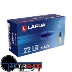 Lapua X-Act 22 lr par 50 www.tactirshop.fr
