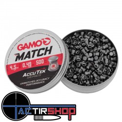 500 Plombs Gamo Match Accutek 4.5mm www.tactirshop.fr