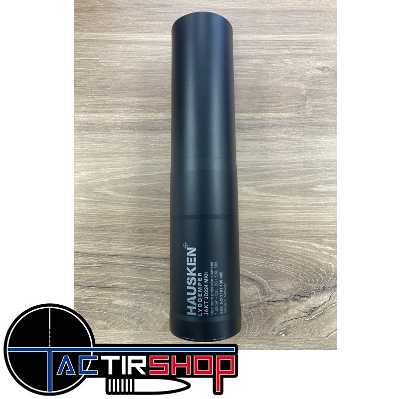 Silencieux Hausken JD 224 - filetage 18x1 Diamètre 50 mm "Occasion" www.tactirshop.fr