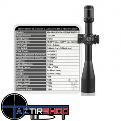 Lunette de tir DISCOVERYOPT ED-PRS GENⅡ 4-20X52SFIR FFP www.tactirshop.fr
