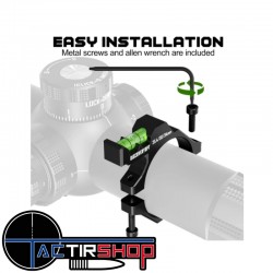 Niveau à Bulle Multi Diamètre DISCOVERYOPT Multi-Compatible Scope Bubble Level www.tactirshop.fr