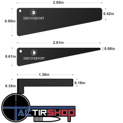 Kit de mise à niveau pour montage de lunette de tir DISCOVERYOPT www.tactirshop.fr