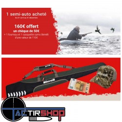 Fusil semi-automatique Benelli Montefeltro Evolution Synthétique 12/76 71CM www.tactirshop.fr