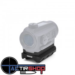 Support point rouge Type Aimpoint T1/T2 pour bande ventilée Warne Red-dot Shotgun Rib Aimpoint T1-T2 Mount www.tactirshop.fr