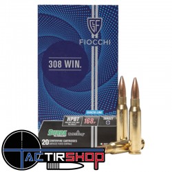 Munition Fiocchi 308 Exacta 168gr Sierra Matchking boite de 20 www.tactirshop.fr