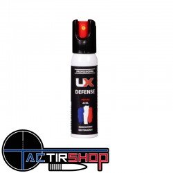 Bombe lacrymogène anti agression UX GEL POIVRE 25 ml Capot 1/4 de tour www.tactirshop.fr
