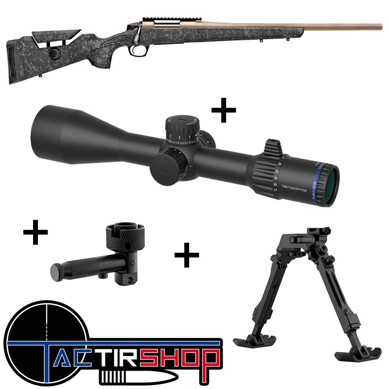 Pack TLD Carabine CVA Cascade LRX Black Cerakote 308 Win www.tactirshop.fr