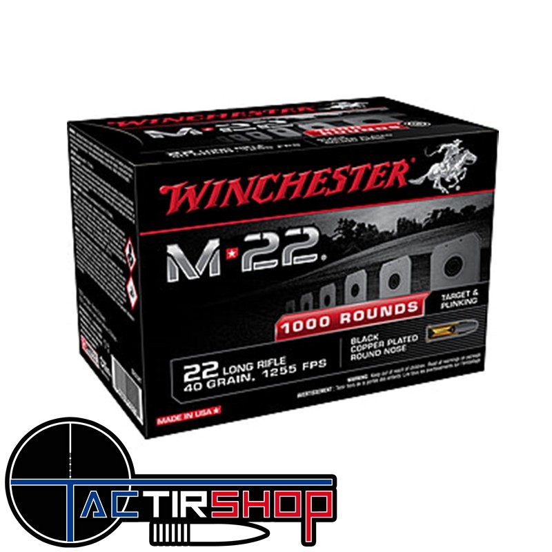 WINCHESTER M22 cal.22lr / par 1000 www.tactirshop.fr