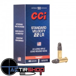 Munitions CCI Standard Velocity 40gr www.tactirshop.fr