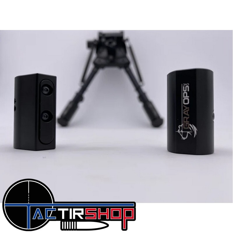 Adaptateur Pieds Bipied Harris Gray Ops Harris Bipod QDA www.tactirshop.fr