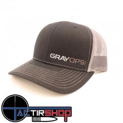 Casquette Gray Ops Black / Gray Hat www.tactirshop.fr