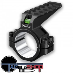 Niveau à bulle et rail Picatinny 30/34 mm DISCOVERYOPT 6061 www.tactirshop.fr