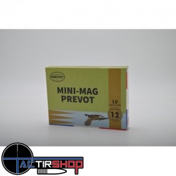 Cartouches PREVOT Mini-Mag Bourre Grasse 12/70 42 g Plomb de 8 www.tactirshop.fr