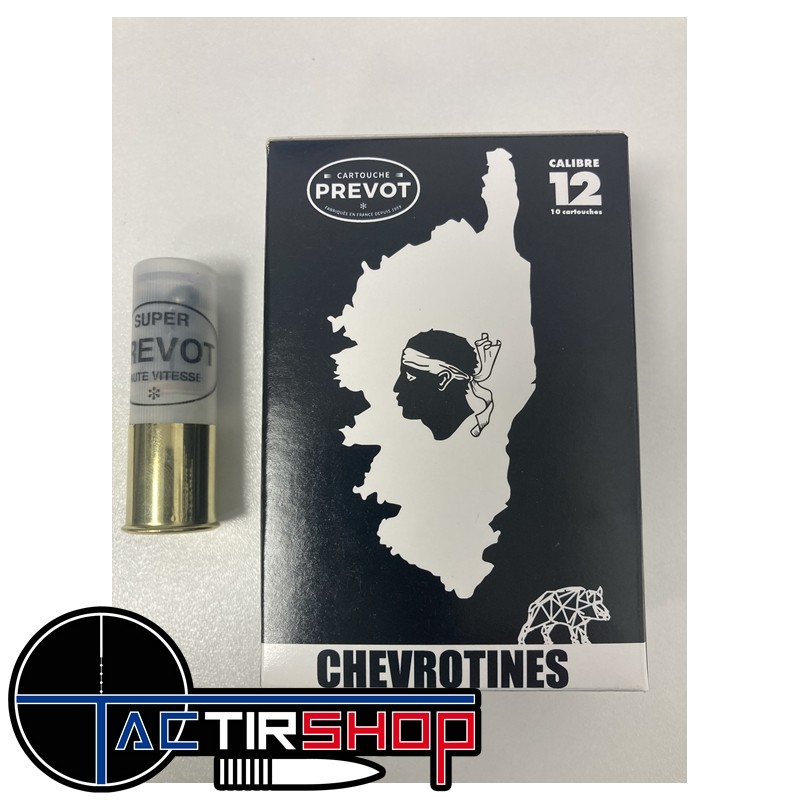 Chevrotines PREVOT Mini-Mag Jupe 12/70 Corse - 12 Grains www.tactirshop.fr