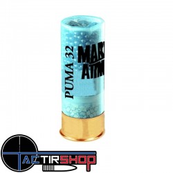 Cartouches MARY ARM PUMA 32 Calibre 12/67 32grs bourre grasse www.tactirshop.fr