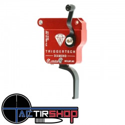 Détente TriggerTech Diamond Rem 700 LEFT - No bolt release - Straight Flat (PVD Black) www.tactirshop.fr