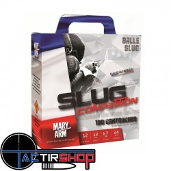Pack 100 cartouches MARY-ARM SLUG 12/67 28gr www.tactirshop.fr