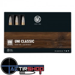 Munitions RWS UNI Classic 30-06 13.0g boite de 20 www.tactirshop.fr