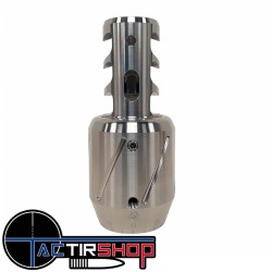 Combo Tuner Frein de bouche Spearhead Tuner Muzzle Brake Combo 3 Port Stainless 22lr / 223 / 6mm www.tactirshop.fr