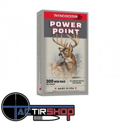 Munitions Winchester Power-Point 300 Win Mag 180gr Boite 20 www.tactirshop.fr