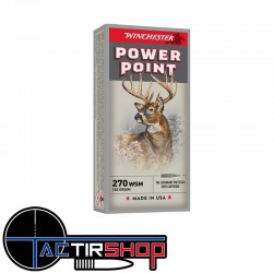 Munitions Winchester Power-Point 270 WSM 150gr Boite 20 www.tactirshop.fr