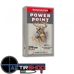Munitions Winchester Power-Point 270 Win 150gr Boite 20 www.tactirshop.fr