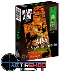 Cartouches MARY ARM ARX Super Dispersante Calibre 12/70 36grs www.tactirshop.fr