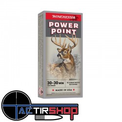 Munitions Winchester Power-Point 30-30 Win 150gr Boite 20 www.tactirshop.fr