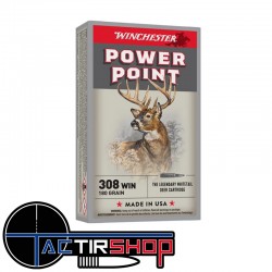 Munitions Winchester Power-Point 308 Win 180gr Boite 20 www.tactirshop.fr