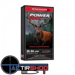 Munitions Winchester Power Max Bonded 30-06 Springfield 180gr Boite 20 www.tactirshop.fr