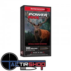 Munitions Winchester Power Max Bonded 300 Win Mag 180gr Boite 20 www.tactirshop.fr
