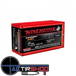 Munitions Winchester .17 HMR Varmint HV Boîte de 50 www.tactirshop.fr