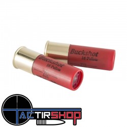 Cartouches Winchester BUCKSHOT cal 12/70 33g 9 Pellets Boite 10 www.tactirshop.fr