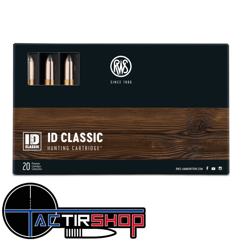 Munitions RWS ID Classic 7x64 177grains boite de 20 www.tactirshop.fr