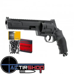Pack Revolver de défense T4E TR68 GEN2 CAL 68 - 16 J - 100 billes et 5 cartouche CO2 www.tactirshop.fr