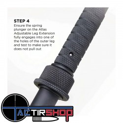 Extensions de jambes réglables Atlas BT85 Adjustable Leg Extensions www.tactirshop.fr