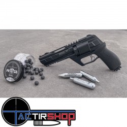 Pack Défense Revolver CP300 C50 13J + Co2 + Billes www.tactirshop.fr Pack Défense Revolver CP300 C50 13J + Co2 + Billes www.tactirshop.fr