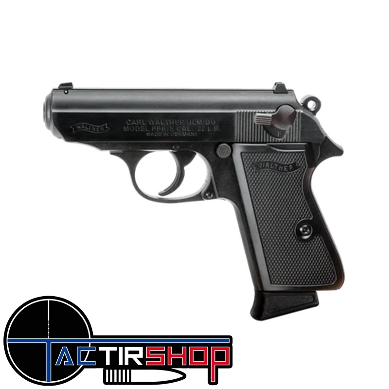 Pistolet WALTHER PPK/S Cal 22lr - Black www.tactirshop.fr