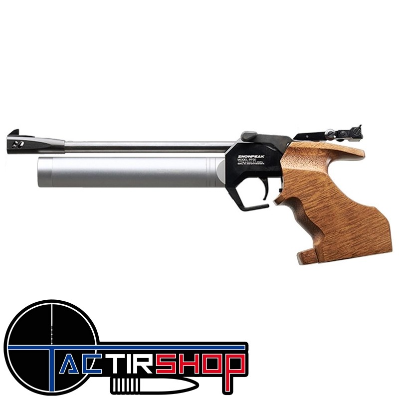 Pistolet PCP Match Snowpeak PP30 Calibre 4.5 7.5 Joules www.tactirshop.fr