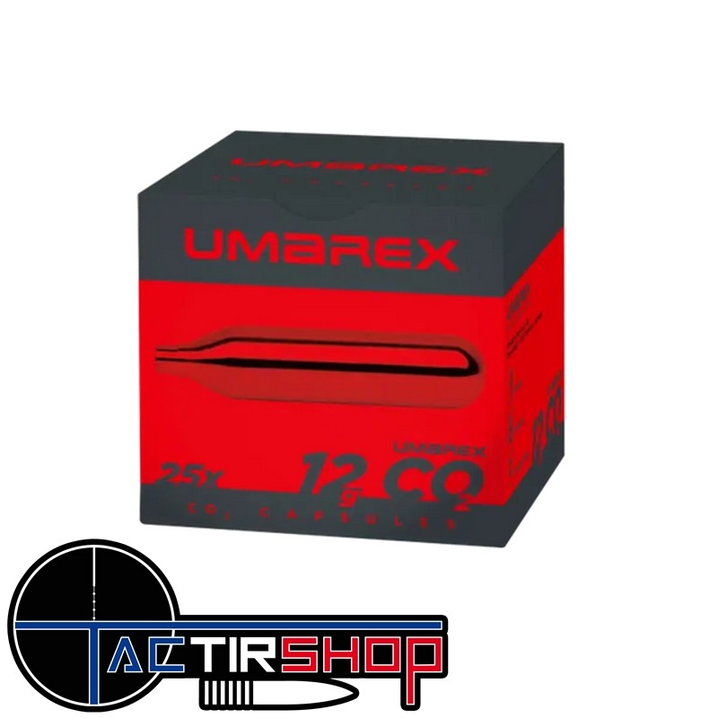 Capsule UMAREX CO2 12G x 25 www.tactirshop.fr