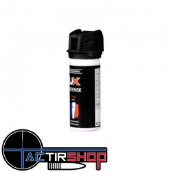 Bombe lacrymogène anti agression UX GEL POIVRE 50 ml Capot Clapet www.tactirshop.fr