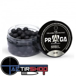 Billes Caoutchouc acier PRAGA DEFENSE Vesta Cal.50 x 50 www.tactirshop.fr