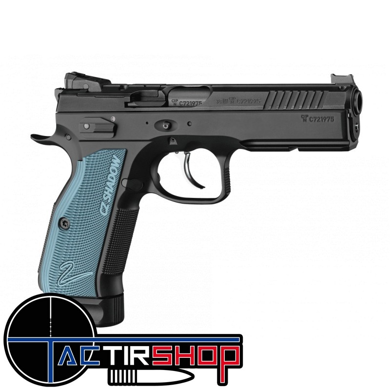 Pistolet CZ 75 Shadow 2 OR Optic Ready calibre 9x19 www.tactirshop.fr