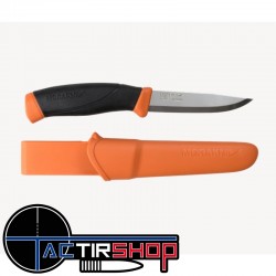 Couteau Morakniv Companion Burnt Orange www.tactirshop.fr